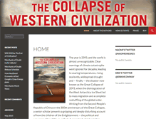 Tablet Screenshot of collapseofwesternciv.org